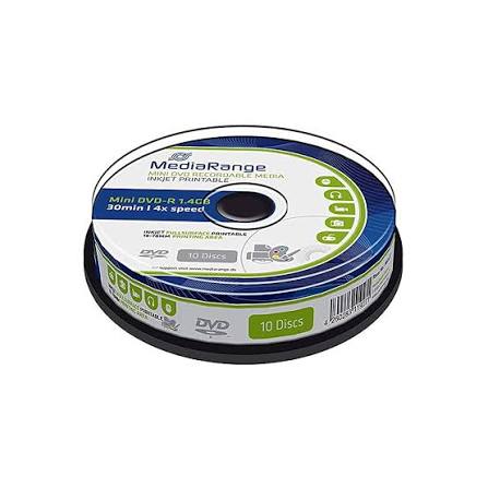 DVD-R MEDIJ PRINTABLE MEDIARANGE SPINDLE (CAKE) 1/10  240 / 297 , KDVDRPRSP10