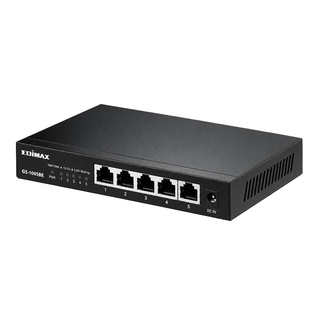 Edimax 5-portni 2,5 Gigabit Desktop Network  Switch, GS-1005BE
