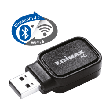 Edimax AC600 Dual-band Wi-Fi (2,4 ili 5 GHz) & Bluetooth USB adapter, EW-7611UCB