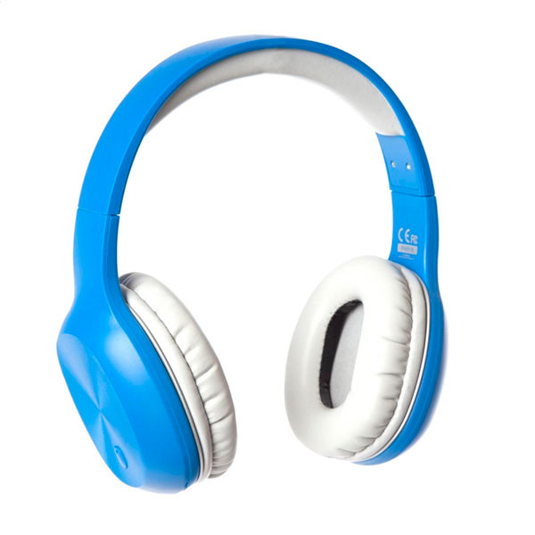 Freestyle FH0918BL Wireless Bluetooth Headphones with Microphone, Blue