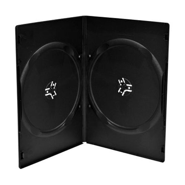 KUTIJA ZA DVD MEDIJ 1/2 SLIM CRNA 7mm , BOX14-7-100