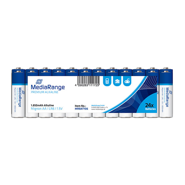 MediaRange AA BATERIJE(LR06)1,5V alkalne 24/1, MRBAT106