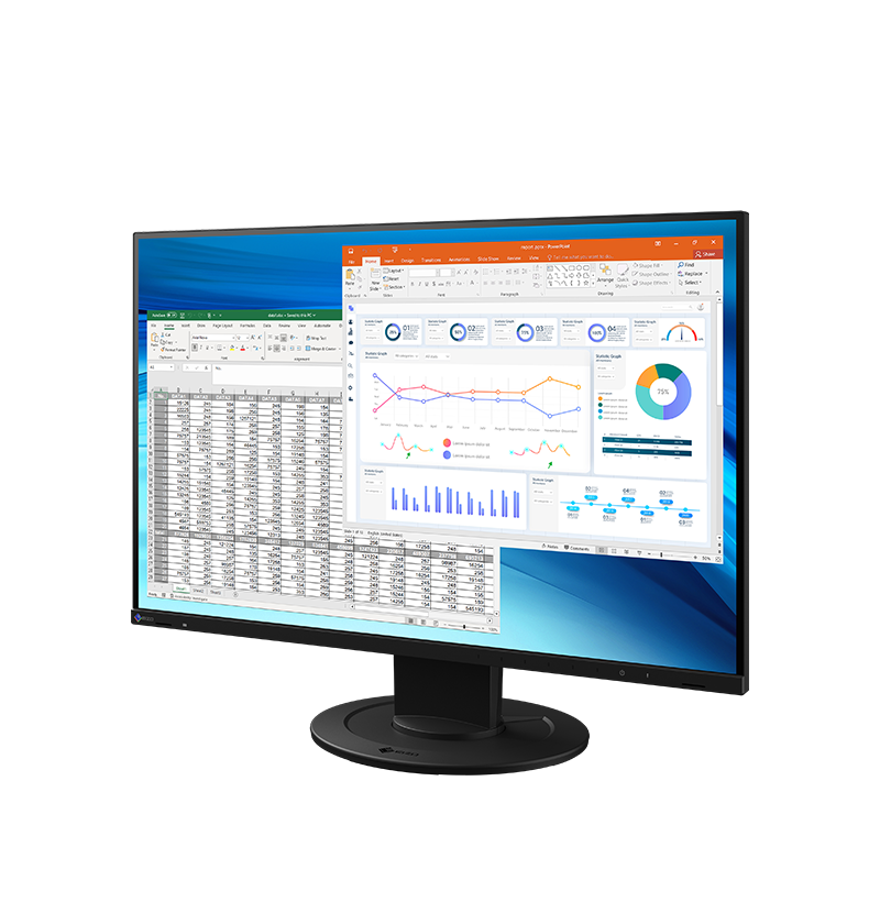 EIZO FlexScan EV2410R Monitor 24", 16:10, FHD - crni, EV2410R-BK