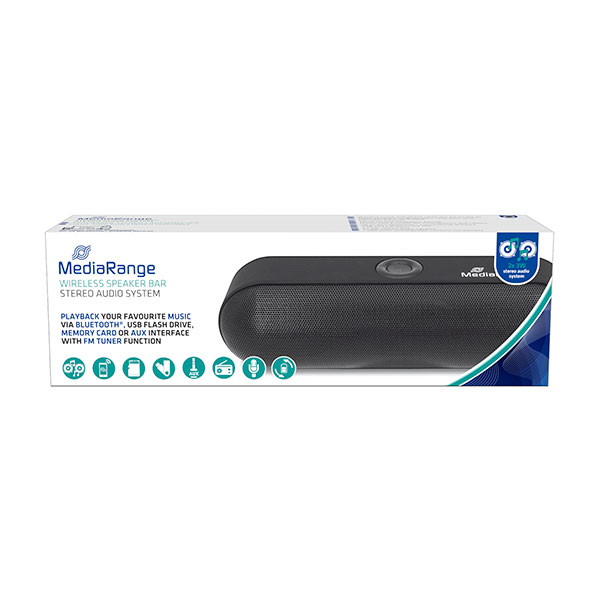 MediaRange BLUETOOTH ZVUČNIK + Radio, STEREO , MR734