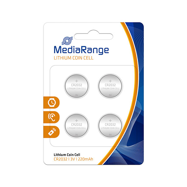 MediaRange CR2032/3V Litijeve baterije COIN 4kom , MRBAT132