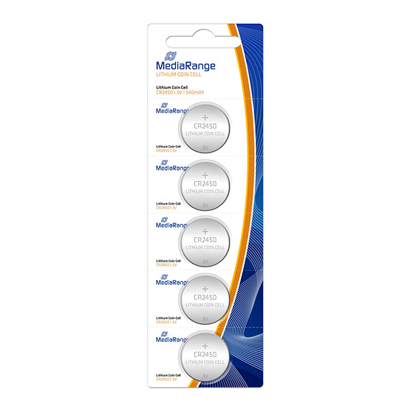 MediaRange CR2450/3V Litijeve baterije COIN 5kom , MRBAT138