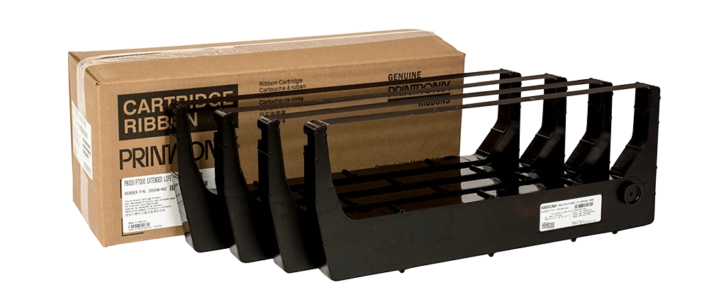 Printronix 255048-401 Extended Life Ribbon Cartridge , 4-Pack (P7000/P8000)