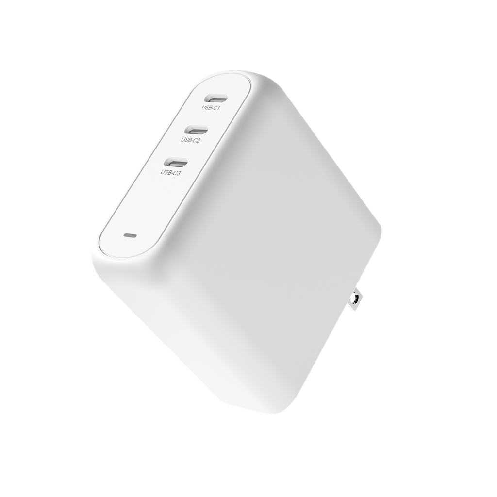 Creative 140W GaN Charger, 3× USB-C, PD 3.1, PPS, QC 4.0+, white 