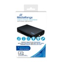 MediaRange Mobilni punjač I Powerbank, s LED svjetiljkom, 8.800mAh, 2xUSB-A, crni , MR752