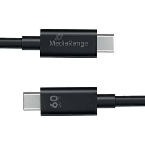 MediaRange kabel USB-C na USB-C  za punjenje i prijenos podataka USB 3.0 PowDel. 5Gbit/s 1.2m, MRCS213