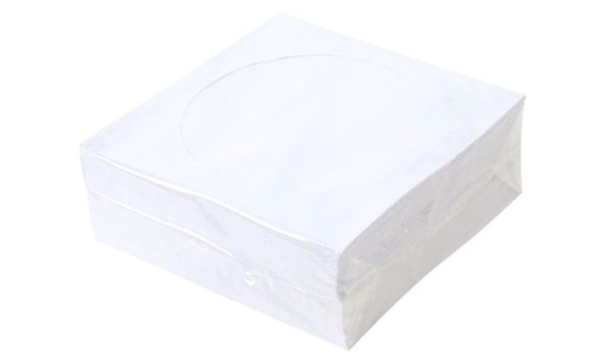 PAPIRNATI ETUI bijeli s prozorom ZA CD/DVD MEDIJ (100kom), BOX65/KOPZ100