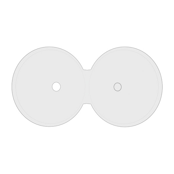 PVC ETUI ZA CD/DVD MEDIJ U OBLIKU ŠKOLJKE , BOX86