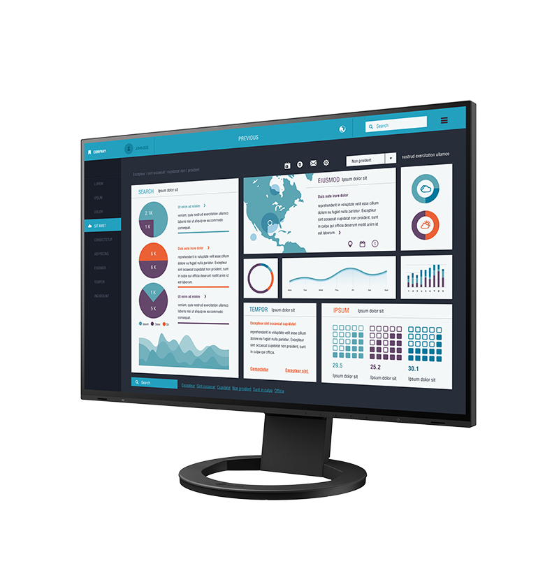 EIZO FlexScan EV2495 Monitor 24", 16:10, FHD - crni, EV2495-BK
