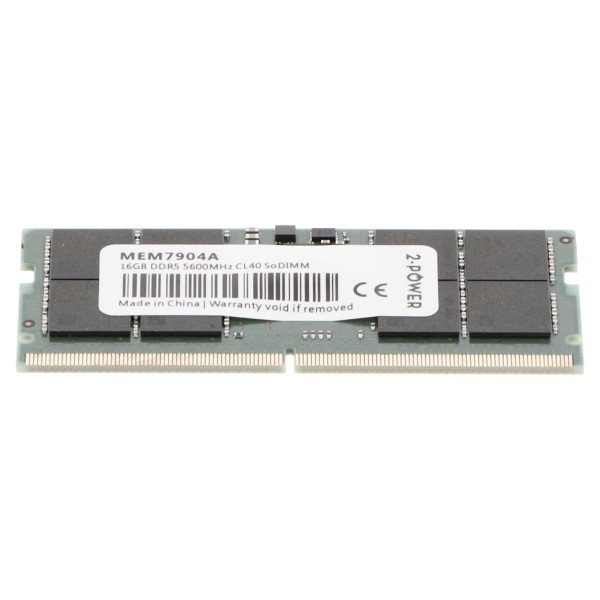 Memorija 2‑Power, DDR5,16GB, 5600MHz, CL40, SoDIMM, bulk , MEM7904A