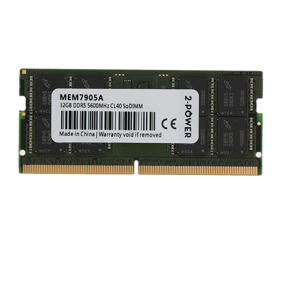 Memorija 2‑Power, DDR5, 32GB, 5600MHz, CL40 SoDIMM, bulk , MEM7905A