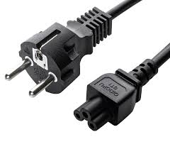 Napajački kabel Schuko – IEC C5, 3-pinski, 1,5 m, crni, BLK3PMM