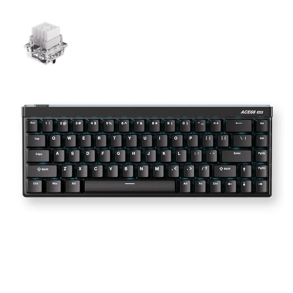 MCHOSE Ace 68 Air (Esports) Hall Effect Magnetic Switch Gaming Keyboard, Crna, MC-Ace68Air-10, HR znakovi