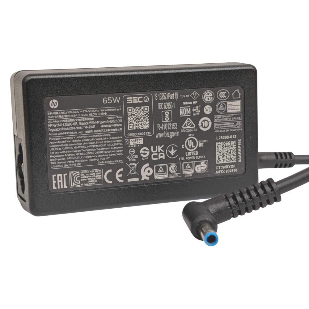 ADAPTER AC 65W 19V, 4,5X3,0 HP