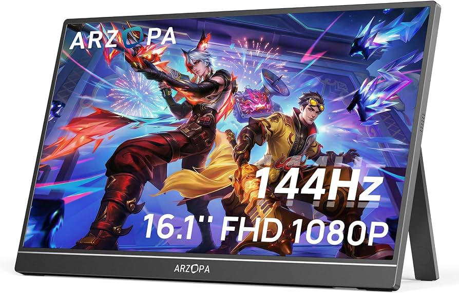 Arzopa Monitor 16,1" Z1FC silver  gray Portable Gaming (? zaštitne  navlake) , 92172110   R