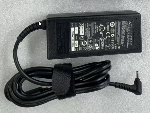 Delta 65W AC Adapter for Acer, 19V, 1.1 × 3.0 × 7.7mm Connector – DELTA-GEN-03