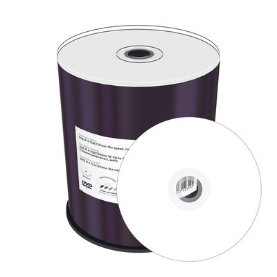 DVD-R MEDIJ PRINTABLE MEDIARANGE SPINDLE (SHRINK) 100/1 , MR413-SHRINK