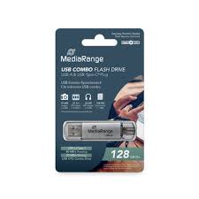 MediaRange USB memorija 128 GB, USB-A i USB-C, USB 3.2 Gen 1 – MR938-1