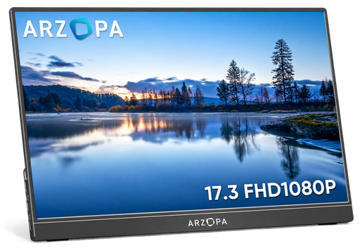 [92172101] Arzopa Monitor 17,3" A1 MAX FHD 1080P Portable , 92172101