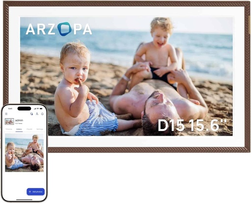 [92172154] Arzopa P156W digitalni pametni okvir za slike 15.6 Smart WiFi 32GB FHD IPS TouchScreen Frameo, 92172152
