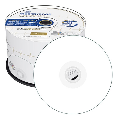[48DVD16X] CD-R MEDIJ MEDICAL LINE PRINTABLE SPINDLE 1/50 , MR229