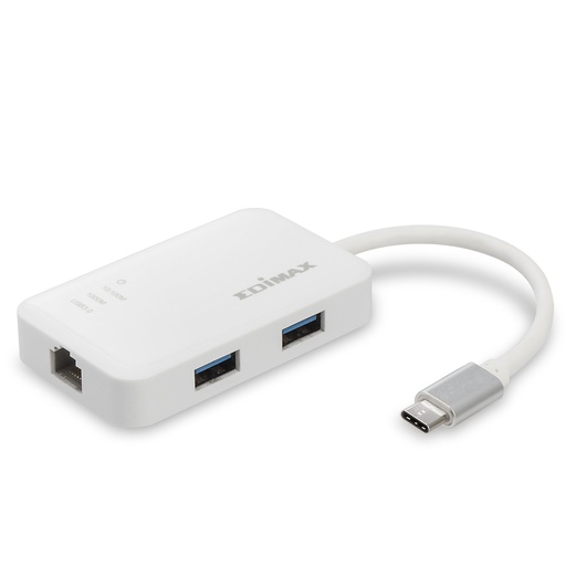 [513] Edimax USB-C to 3-Port USB 3.0 Gigabit Ethernet Hub, EU-4308