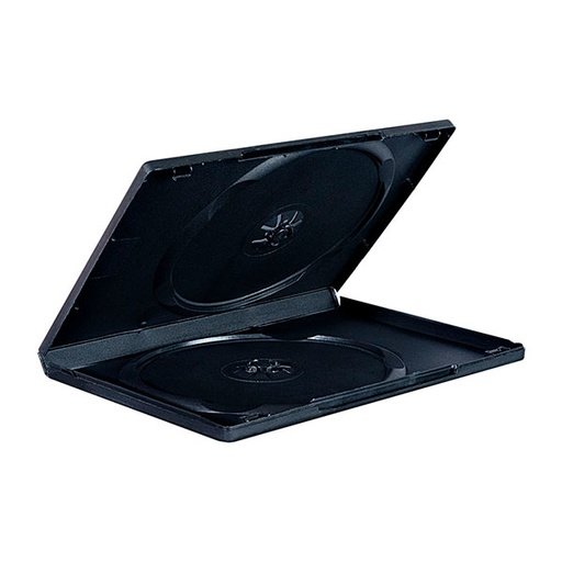 [35000002] KUTIJA ZA DVD MEDIJ 1/2 CRNA 14mm , BOX12