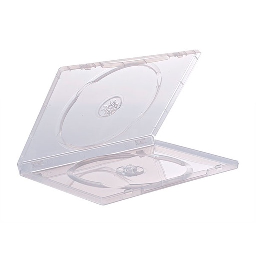 [12EP4140] KUTIJA ZA DVD MEDIJ 1/2 PROZIRNA 14mm , BOX26-M/DA2CL