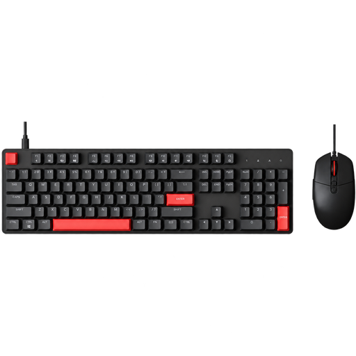 [17X2C3] Keychron Lemokey X2 mehanička tipkovnica COMBO sa M55 mišem, žičana, HR znakovi, X2-C3