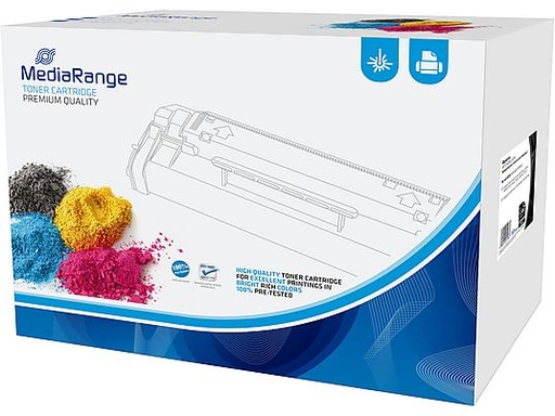 [MRHPTCE400A] MediaRange toner uložak, za pisače koji koriste HP® CE400A/507A, remanufactured (s čipom), crna