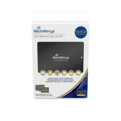 [30MR1004] MediaRange 2,5“ SSD 960GB SATA, black , MR1004