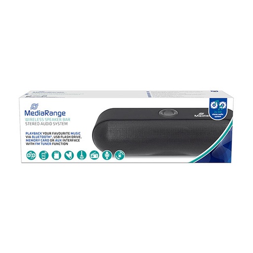 [66001189] MediaRange BLUETOOTH ZVUČNIK + Radio, STEREO , MR734