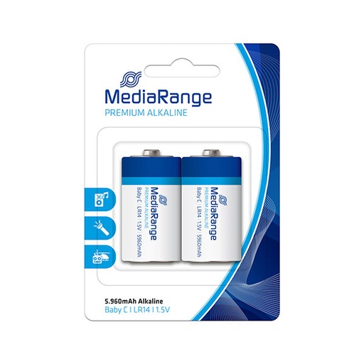 [15MRBAT108] MediaRange Baby C(LR14)1,5V alkalne baterije 2kom, MRBAT108