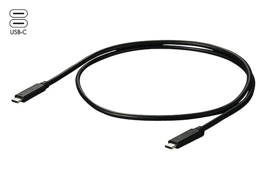 [CC100-BK] EIZO CC100-BK USB-C to USB-C signal cable, 1 meter, black