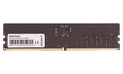 [MEM7804A] Memorija,  2-Power  DDR5, 16GB, 5600MHz DIMM, MEM7804A, bulk 