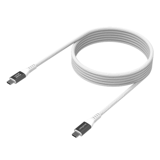 [51MZ0530AA000] Creative kabel USB-C na USB-C 140W, PD 3.1, 2 m, bijeli