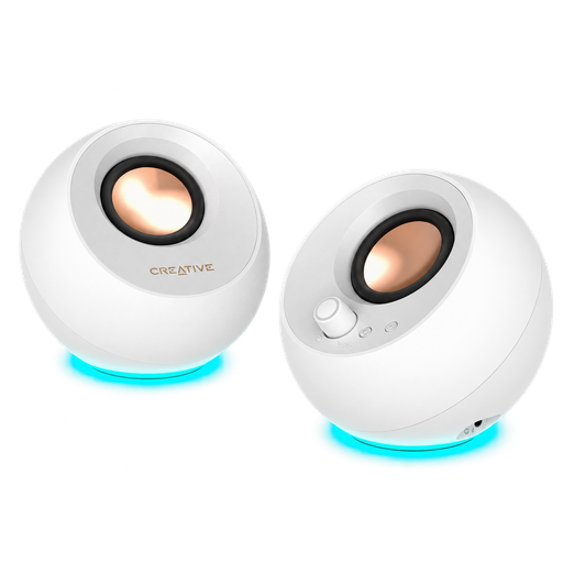 [51MF1710AA003] Creative Pebble Pro 2.0 WH USB- C/BT/RGB, zvučnici, bijeli