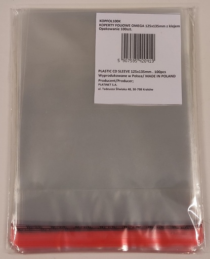 [12CDK000] PVC ETUI ZA CD/DVD MEDIJ (100kom) , KOPFOL100K