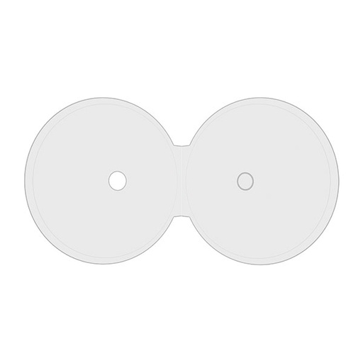 [12CDBOX5] PVC ETUI ZA CD/DVD MEDIJ U OBLIKU ŠKOLJKE , BOX86
