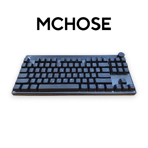 [83MIX876] MCHOSE Mix 87 Hall Efect Magnetic Switch Gaming Keyboard, Black, 80%, MC-Mix87-6 /HR znakovi/