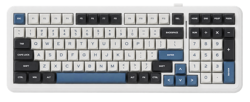 [83K993A] MCHOSE K99 Mechanical Keyboard, Navy Blue, 98%, K99-3A /HR znakovi/