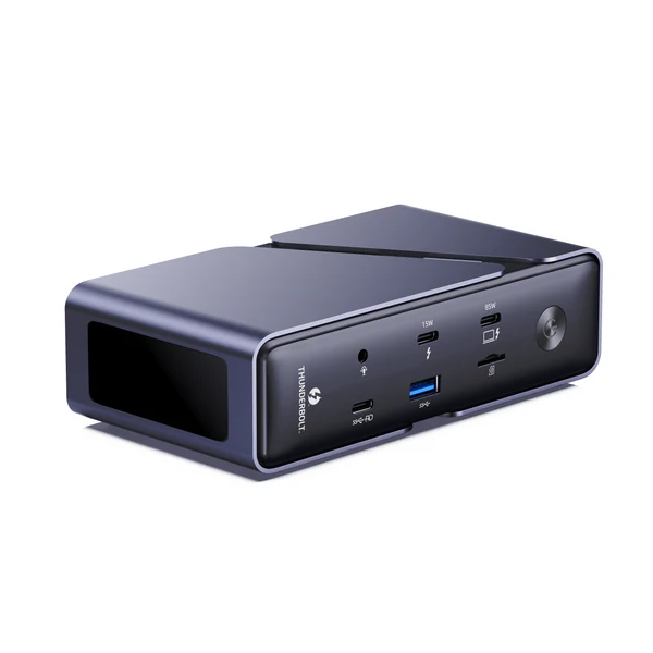 [TB401-W] MinisForum TB4-01 Thunderbolt 4 12-in-1 Docking Station, Without Wi-Fi