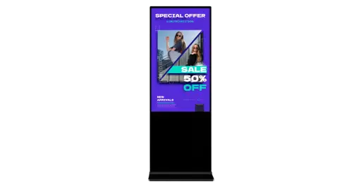 [12955CLTOUCHTOTEM] 55” CL Touch Totem, Freestanding Capacitive Display